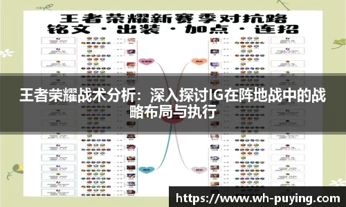 王者荣耀战术分析：深入探讨IG在阵地战中的战略布局与执行